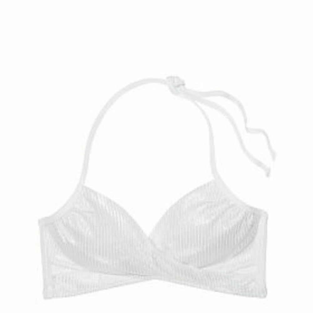 VS Pink New Shine Wrap Bikini Top XS